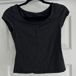 lululemon athletica Black Short Sleeve Top